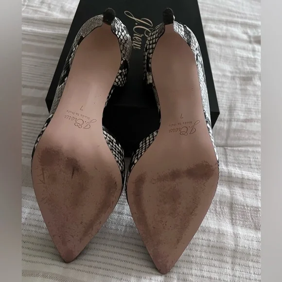 JCrew colette Pump in Snake 7US New - Picture 7 of 7